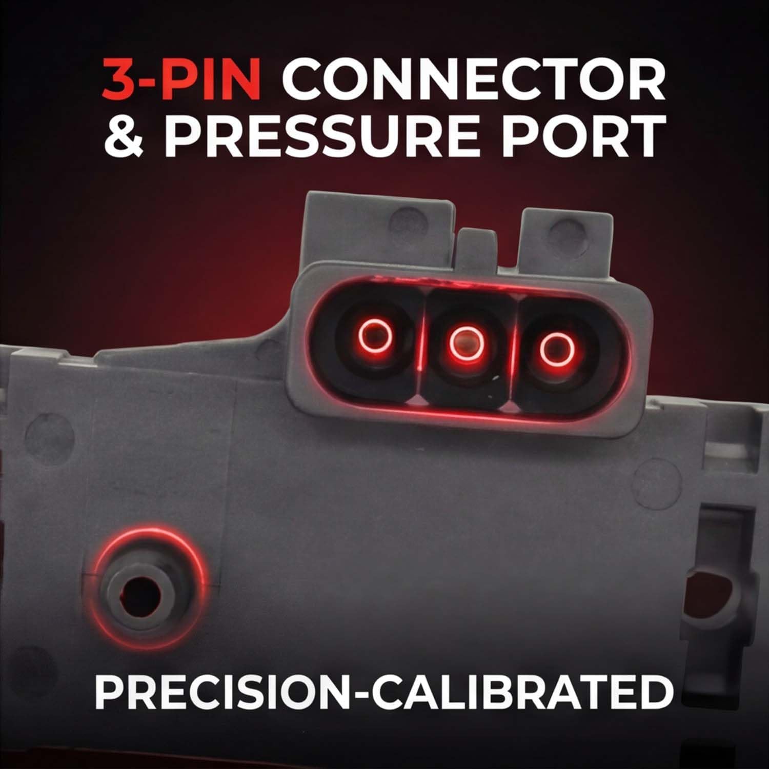 Manifold Absolute Pressure Sensor MAP Sensor 12569240 Compatible with Chevy Impala Silverado K1500 Malibu Buick Century Replaces 2131545 213-185 16137039 16017460