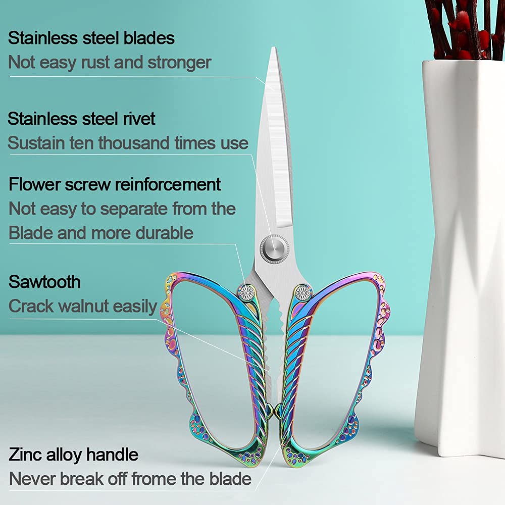 Amazon.co.jp: 高耐久 キッチンバサミ 8.25インチ ステンレススチール