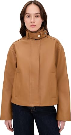 ALC Womens Hudson Lamb Leather Jacket