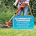 BLACK+DECKER String Trimmer Weed Wacker with Auto Feed Weed Eater, 6.5-Amp, 14-Inch (BESTA510)