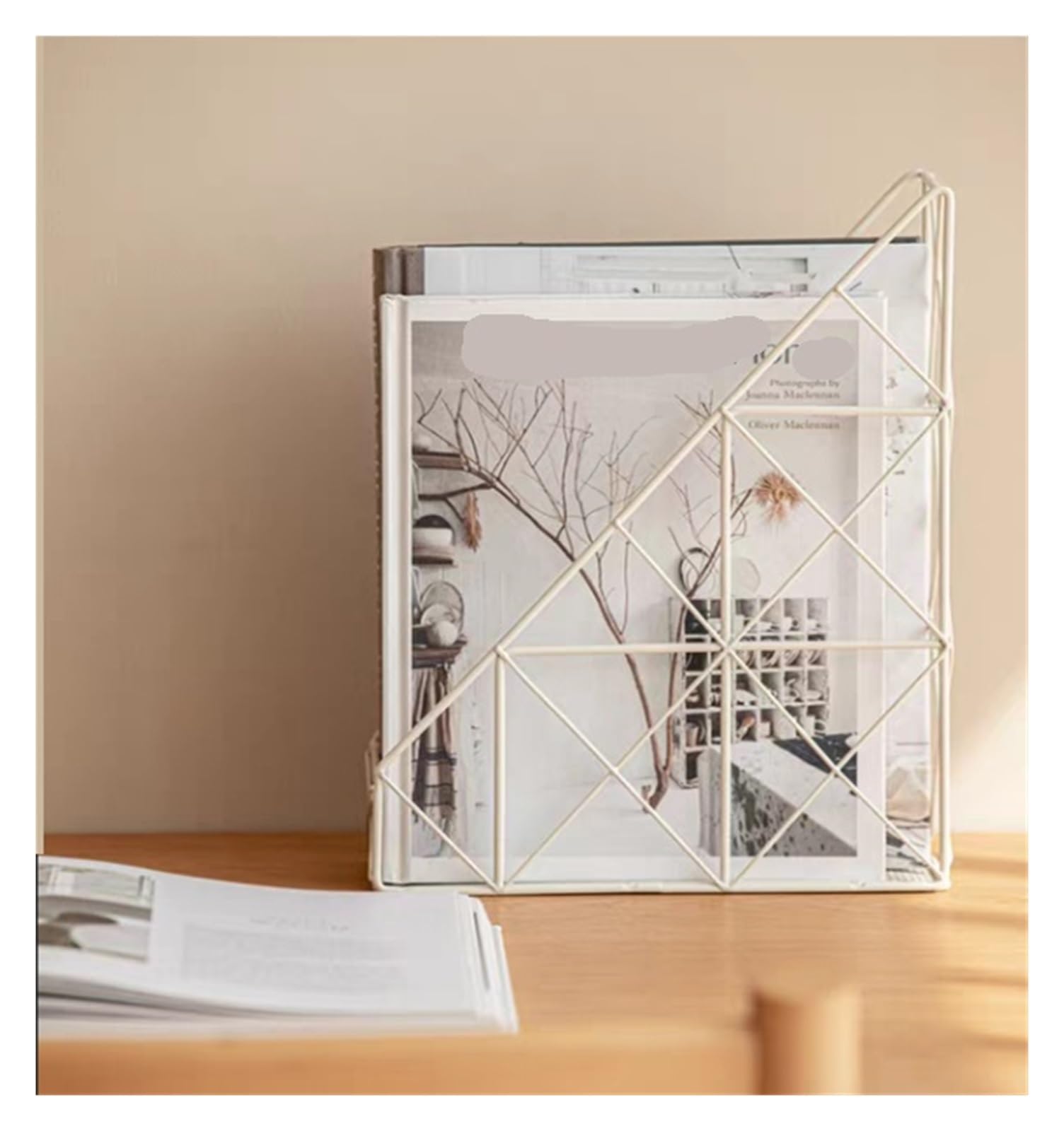 zeitungsständer Vertikaler Zeitschriftenhalter aus Eisen, Schreibtisch-Organizer, Einzelfach-Zeitschriftenablage for Zuhause, Büro, Klassenzimmer bücherregal