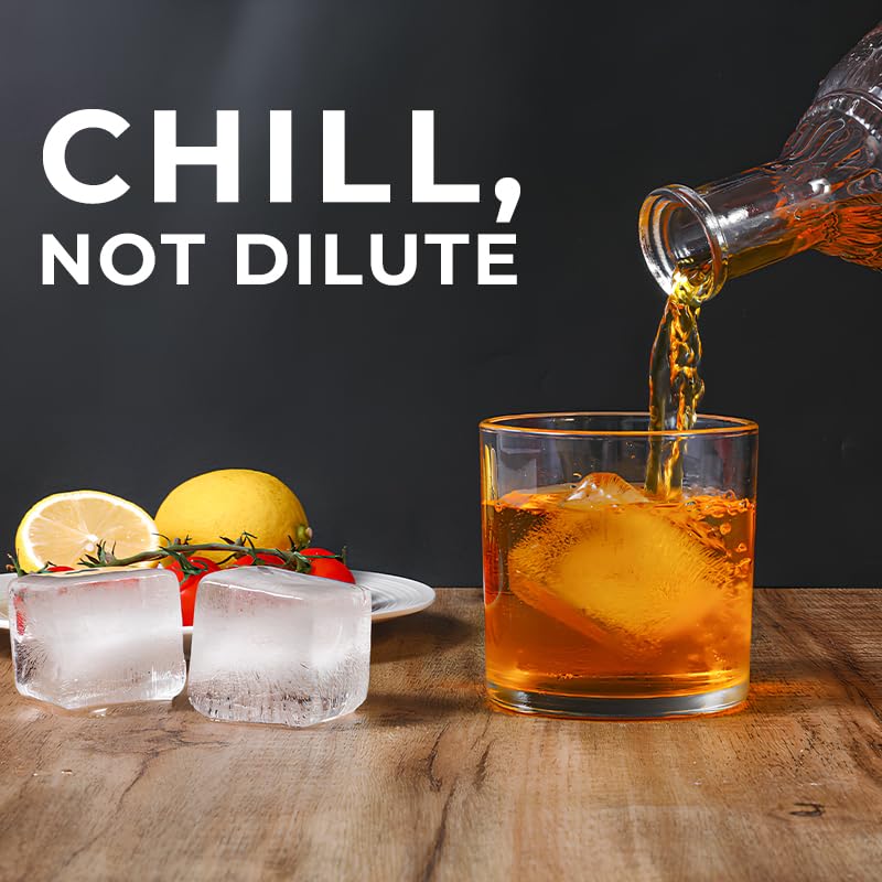 2 Moldes para Cubos de Hielo de Silicona con Tapa miniatura 5