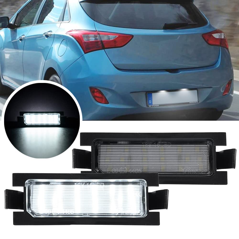 Luci Targa a LED per Kia Sportage 3 6000K Canbus No error