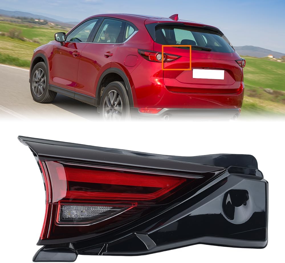 Right Inner Tail Light Assembly For Mazda CX5 CX-5 2016 2017 2018 2019 2020 2021 Rear Brake Stop Parking Reversing Lamp Passenger Side