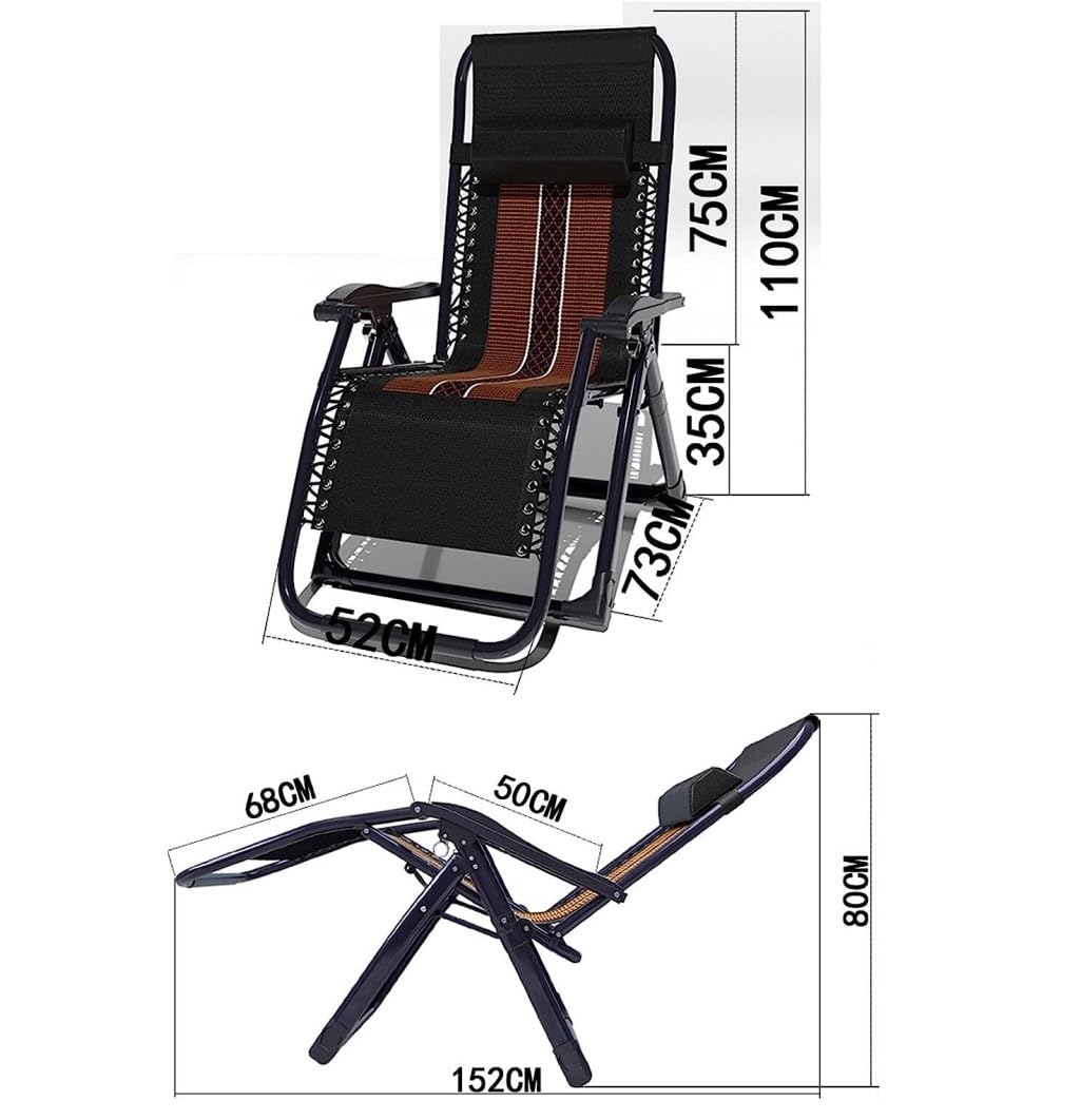 Liegestuhl Klappbar Sonnenliege Verstellbarer, Zusammenklappbarer Lounge-Sitz Für Den Außenbereich Mit Verbreiterter Armlehne Und Verriegelungssystem Für Pool, Terrasse, Strand, Hof Terrassenliege Kla