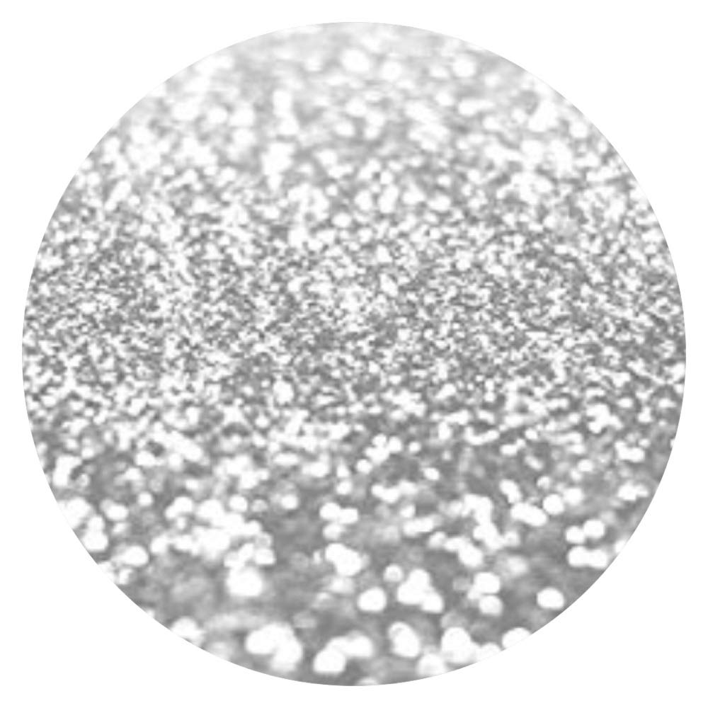 Just Crystals Silver 100G Fine Glitter Matt Iridescent Holographic Wine Glass Craft Nail Art Dust ( Fox)