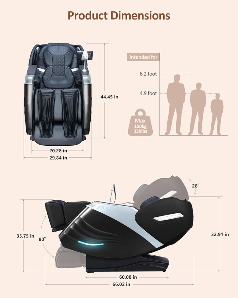 Amazon.com: RELX 2025 Massage Chair Full Body, 15 Modes Zero