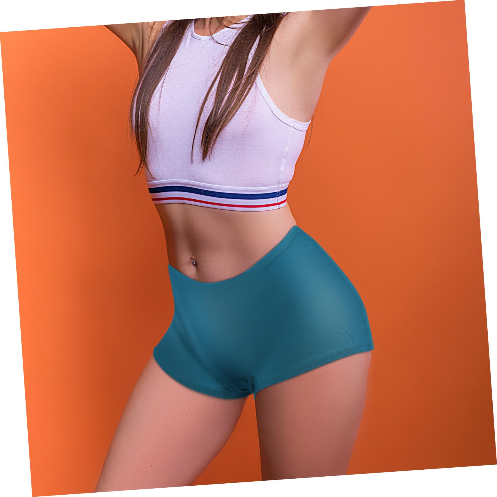 Bragas de Algodón para Mujer Talla S, Cobertura Total, 5 Piezas