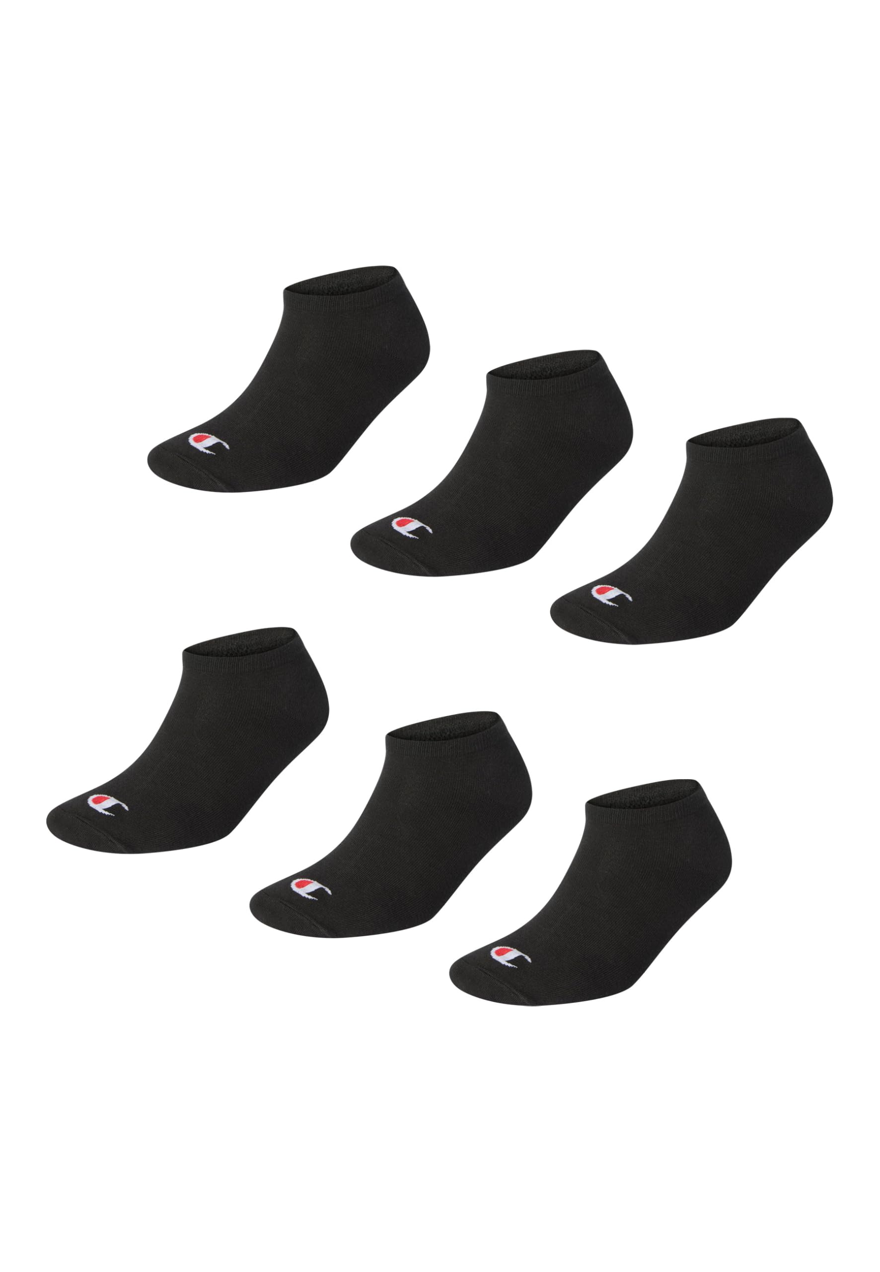 Champion BASICS NOS Adult Unisex Socks, Sneaker, Navy Blue, 6 Pack