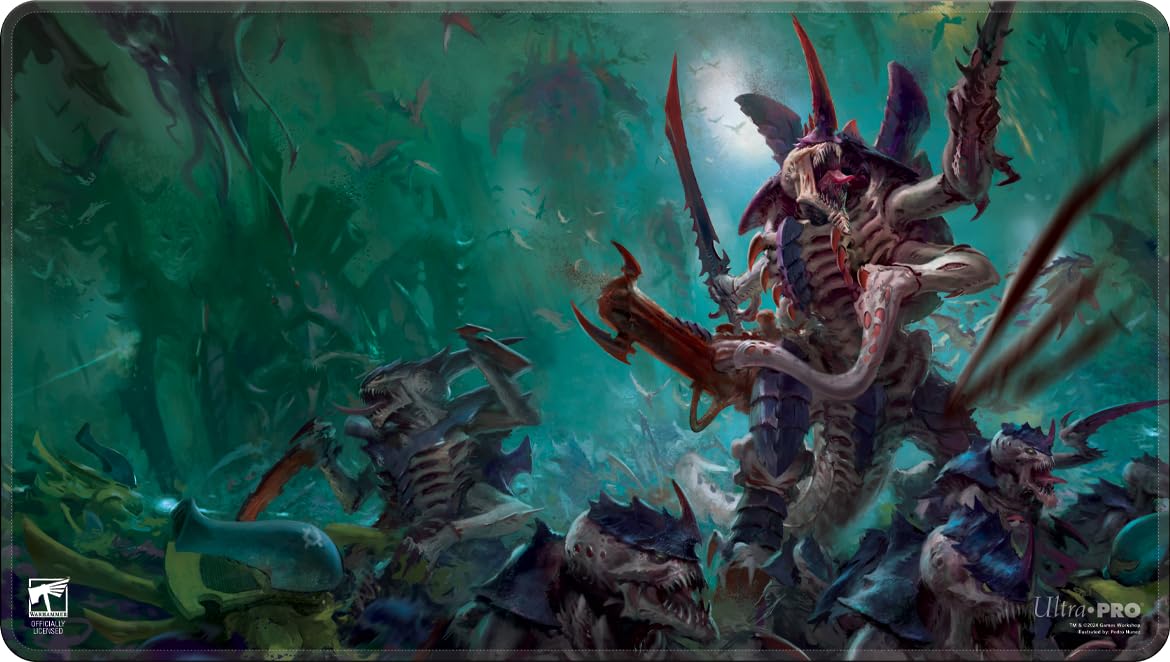 Warhammer 40,000 Tyranid Playmat with Stitched Edges