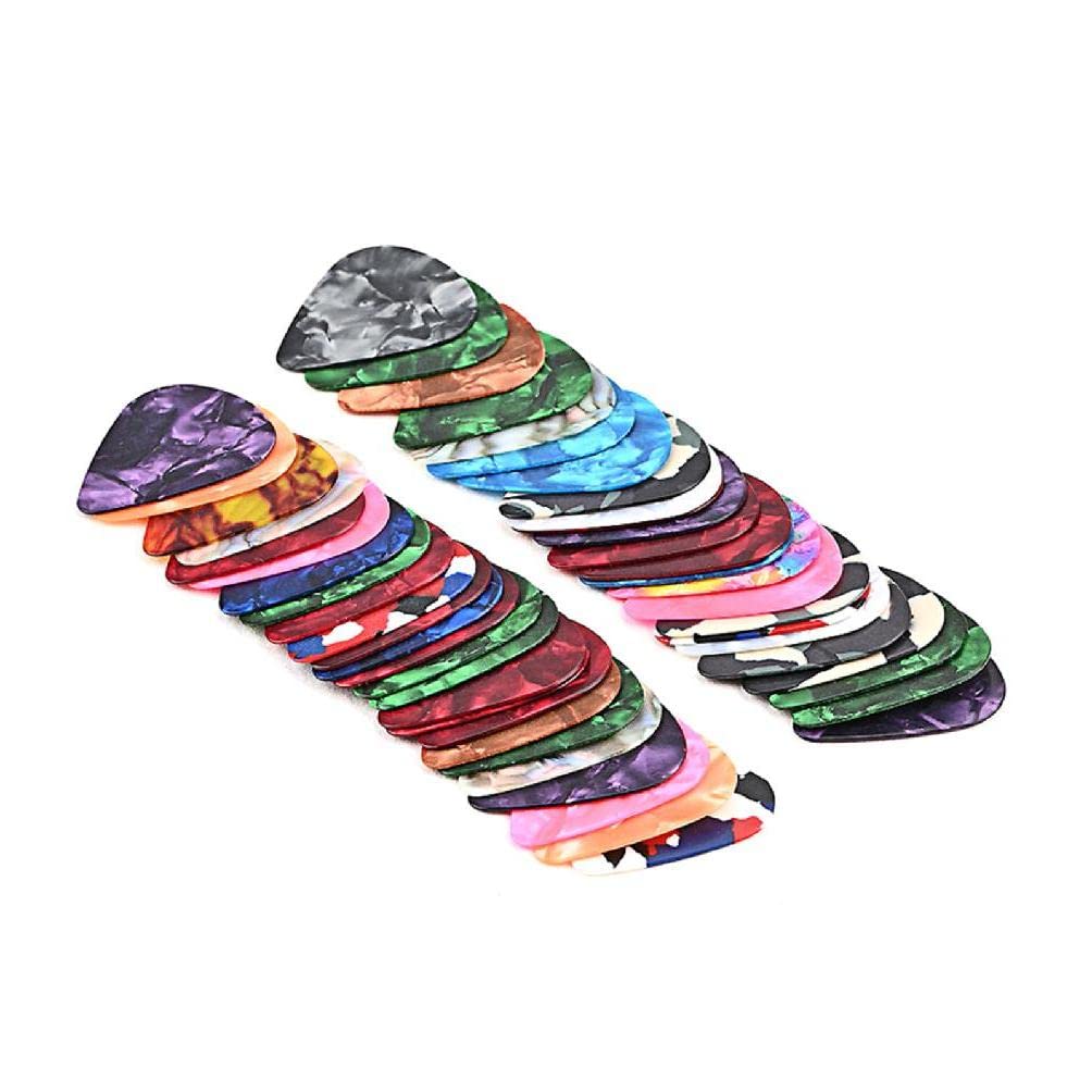 24 Pezzi Plettri Per Chitarra Classica In Celluloide Colorata - Foto 3