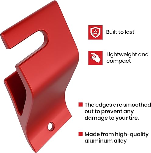 Miniatura 3 de Gancho para instalación de cuentas de neumáticos de motocicleta con 2 herramientas desmontables, instalación de neumáticos de motocross