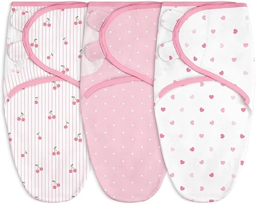 Miniatura 10 de SANDJEST Manta para bebé, 0-3 meses, saco de dormir de algodón con brazos, mantas para recién nacido Rainbow - Checker - Patrón (Pack 3),Arco