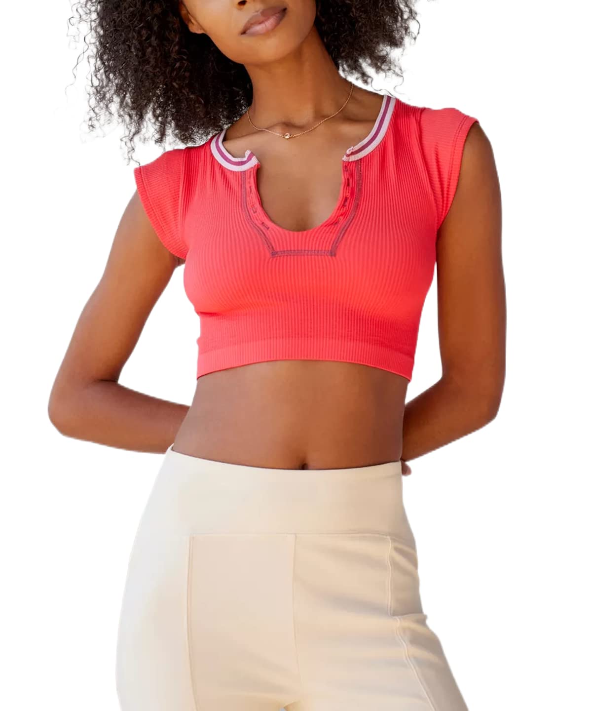 Y2K Baby Tee Short Sleeves Graphic Print T-Shirt Color Block/Butterfly Print Crop Top 90S E-Girls Funny Tee