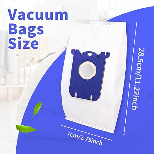 Miniatura 6 de 10 bolsas de vacío Electrolux, bolsas de vacío clásicas tipo S compatibles con Electrolux EL200F EL8500 EL202G, aspiradora Eureka OX BB, oxígeno,