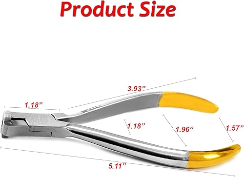 Miniatura 3 de MEDSPO Alicates dentales profesionales | Alicates de ortodoncia para doblar alambre formando bucles | Removedor de soporte | Cortadores de alambre
