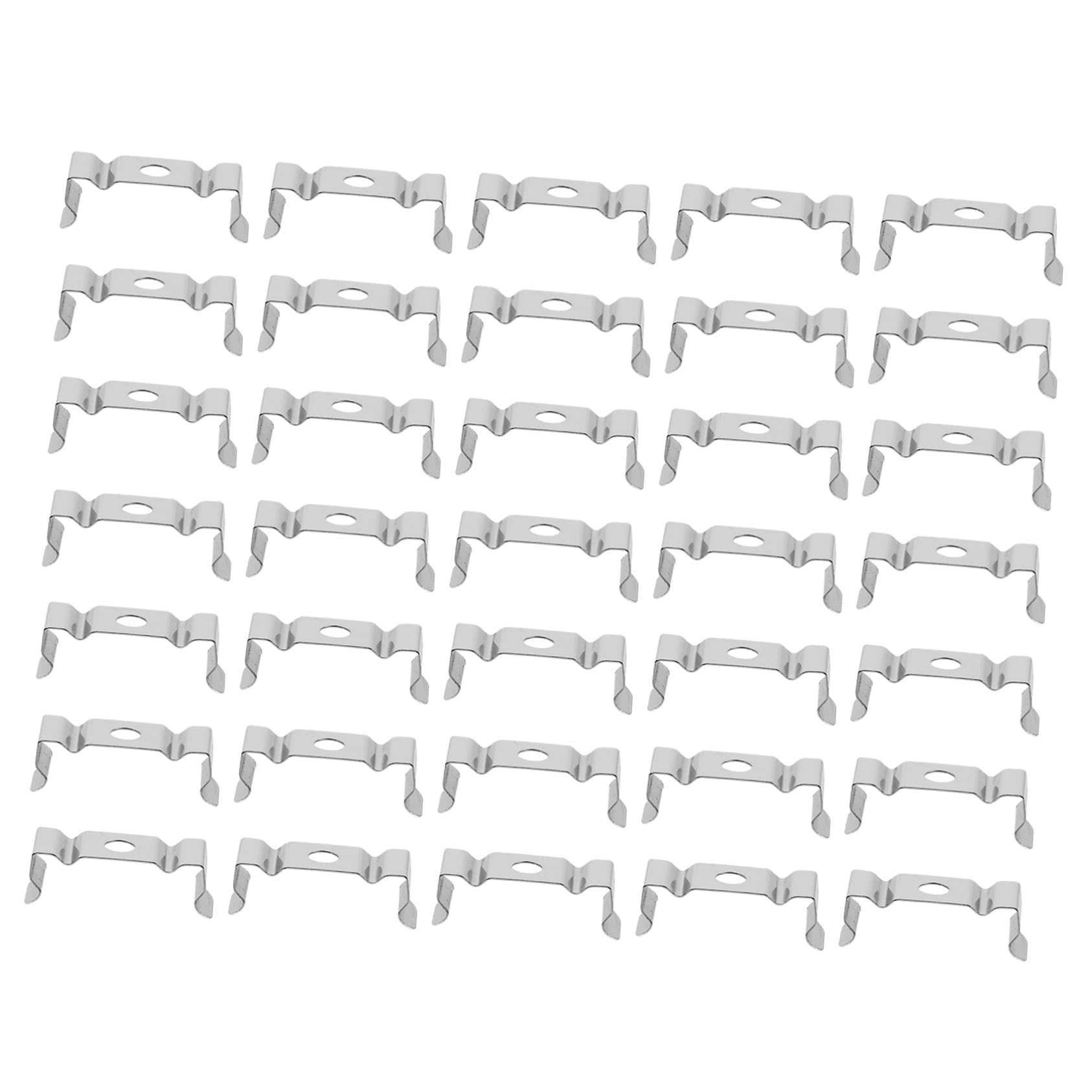 40 Pezzi Clip Fermacavo Per Strisce LED Staffa Montaggio Uxcell 15-17mm
