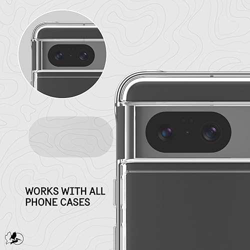 Miniatura 3 de Pelican - Protector de lente de cámara Google Pixel 8 2023 - Vidrio templado 9H - Tecnología duradera antiarañazos y materiales antiroturas, vista