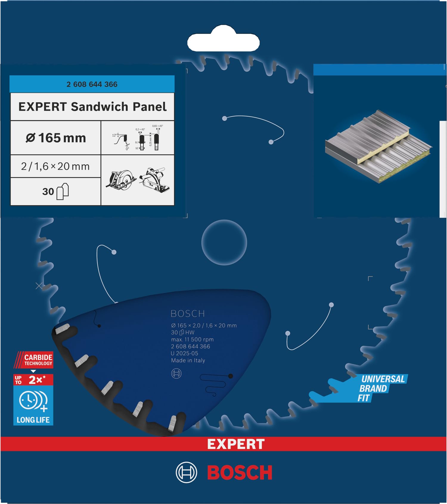 CSB Expert SandwichPanel:165x20x30D