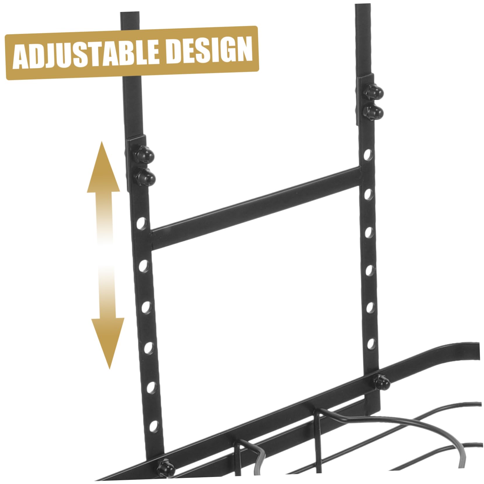 Ciieeo Soporte para Secador De Pelo Negro Estante De Almacenamiento para Secador De Pelo Doméstico Organizador De Baño para Herramientas De Peinado para Baño