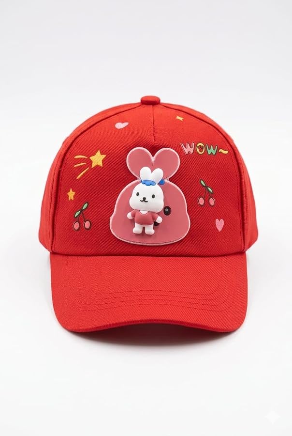 Unisex Summer and Sun Cotton Baby Cap Hat size (1:3years) قبعة أطفال قطنية للجنسين مناسبة للصيف والشمس والرحلات
