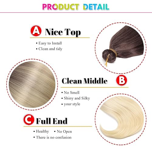 Miniatura 3 de Yaki - Cabello liso natural de ganchillo con extremo de rizo grande, rastas suaves pelo sintético trenzado (16 pulgadas (paquete de 3), OT427)