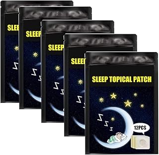 (My Favorites) KYOSK Wellamoon Sleeping Patch | Wellamoon Sleep Support Patches | Natural Deep Sleep Patches | Deep Sleep Patches | Enhance Sleep Quality (5Pack/60pcs)