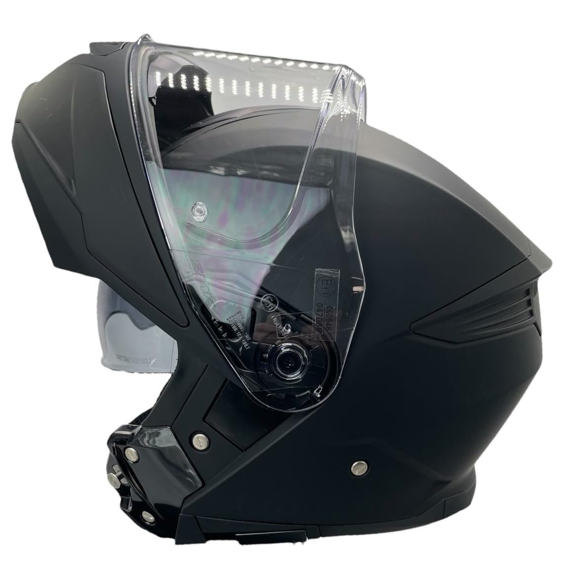 SMK Gullwing Helm, Mattschwarz, Modular SV