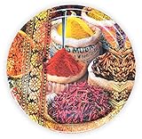 ✔ Das Gastro Tablett für alle, die es würzig lieben! Kräftige Gewürze und Farben auf dem rot braunen Kaffeetablett bringen orientalische Küche auf dem Tisch!