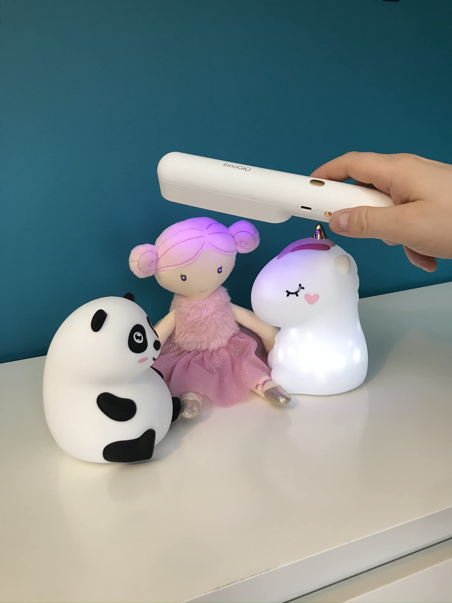 InInnoGIO - Lámpara de esterilización UV - Desinfección - Protección Infantil - Esterilización rápida - Portátil
