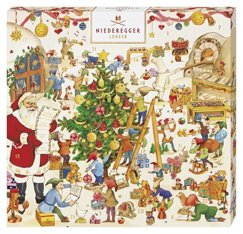 Niederegger Adventskalender Mini Klassiker, 1er Pack (1 x 168 g)