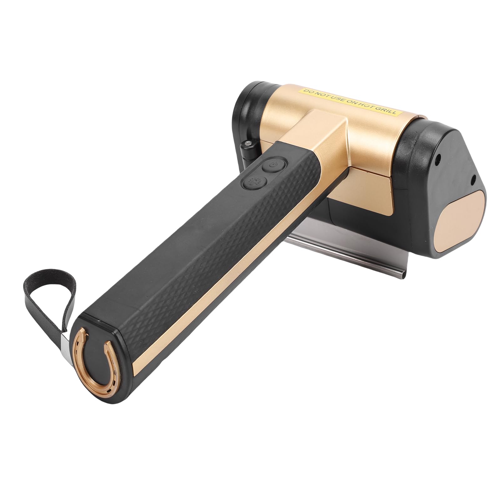 Brosse de Grill électrique sans Fil, Brousse Nettoyage Brosse à Grill BBQ Rechargeable BBQ avec Rouleau en Acier Inoxydable 350 TR/Min, Nettoyer Grill à Barbecue Extérieur (Black)