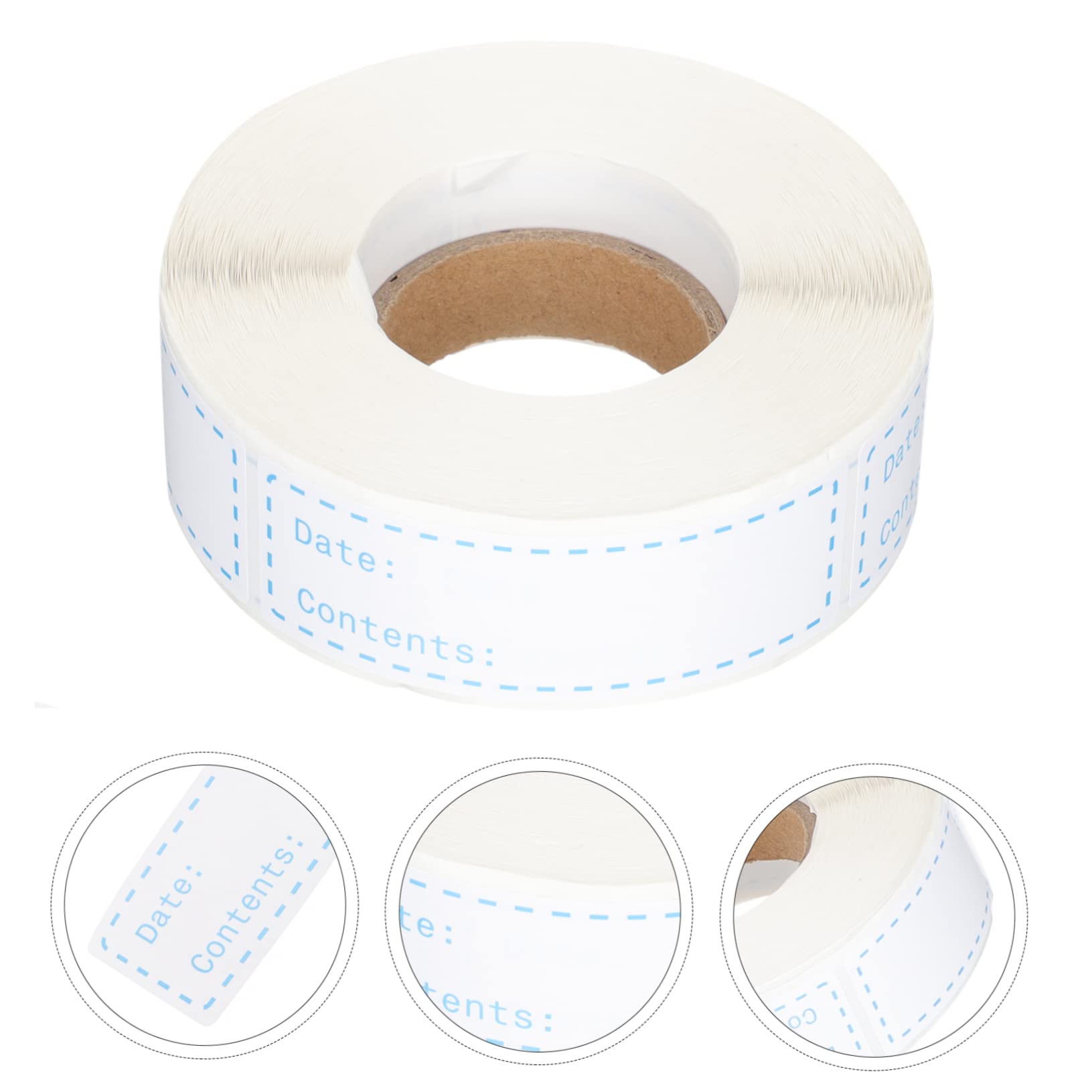 NUOBESTY Lot De 3 Étiquettes De Conservation Amovibles pour Aliments Faciles À Utiliser pour 2 Rouleaux X 3