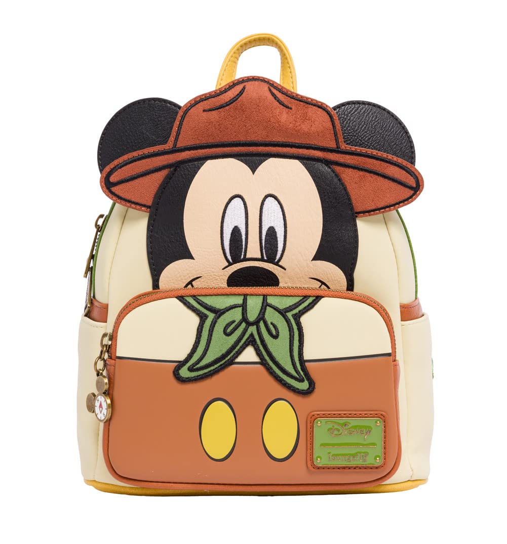 LoungeflyDisney Mickey Mouse Adventureland Cosplay Womens Double Strap Shoulder Bag Purse