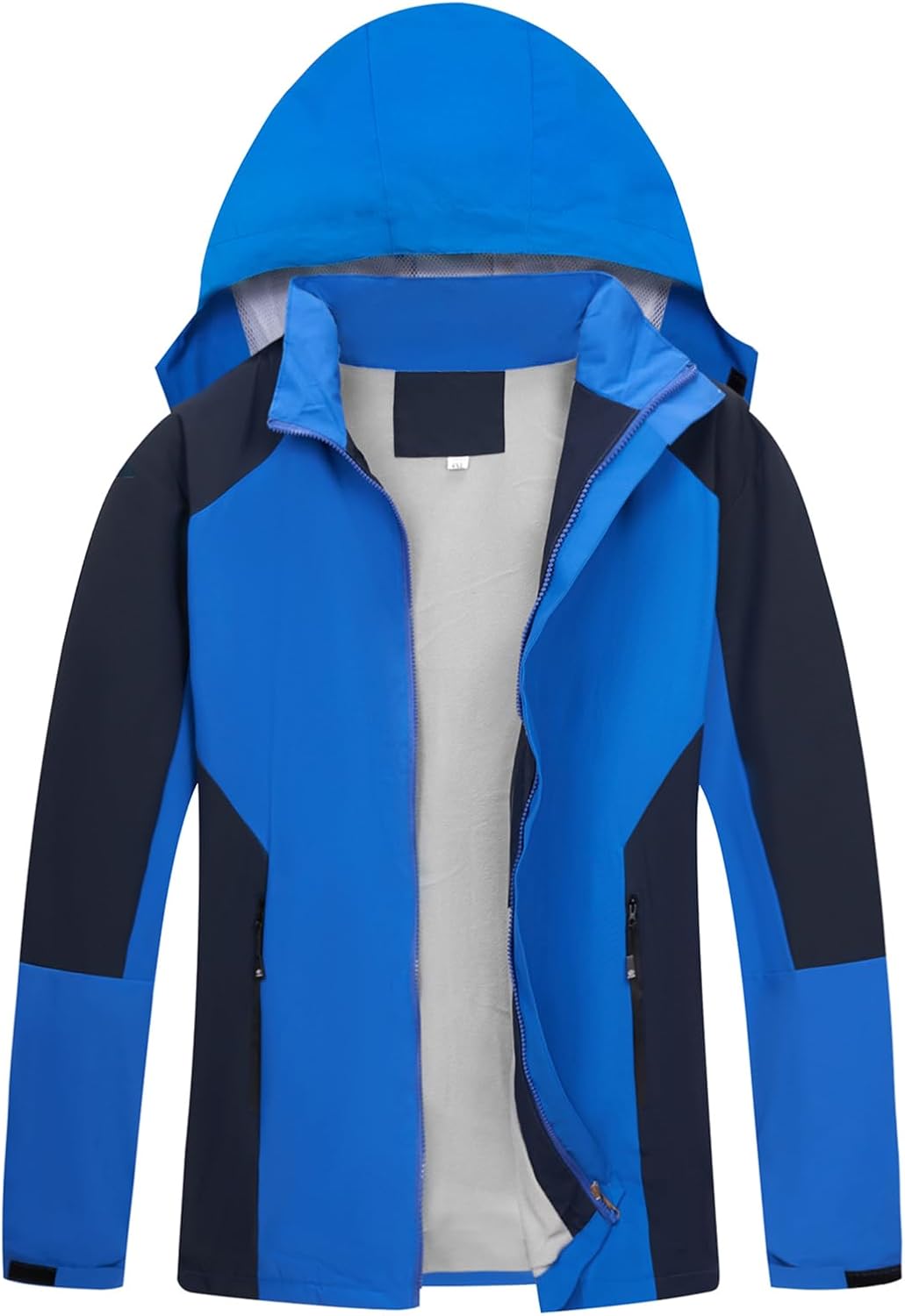 Jackets for Men Lightweight Casual Spring Fall Windbreaker Zip up Coat Lined Fleece Windproof Jacket