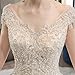 Profundidad Elegante Vestido De Boda del Hombro V Vestido De Novia Vestidos...