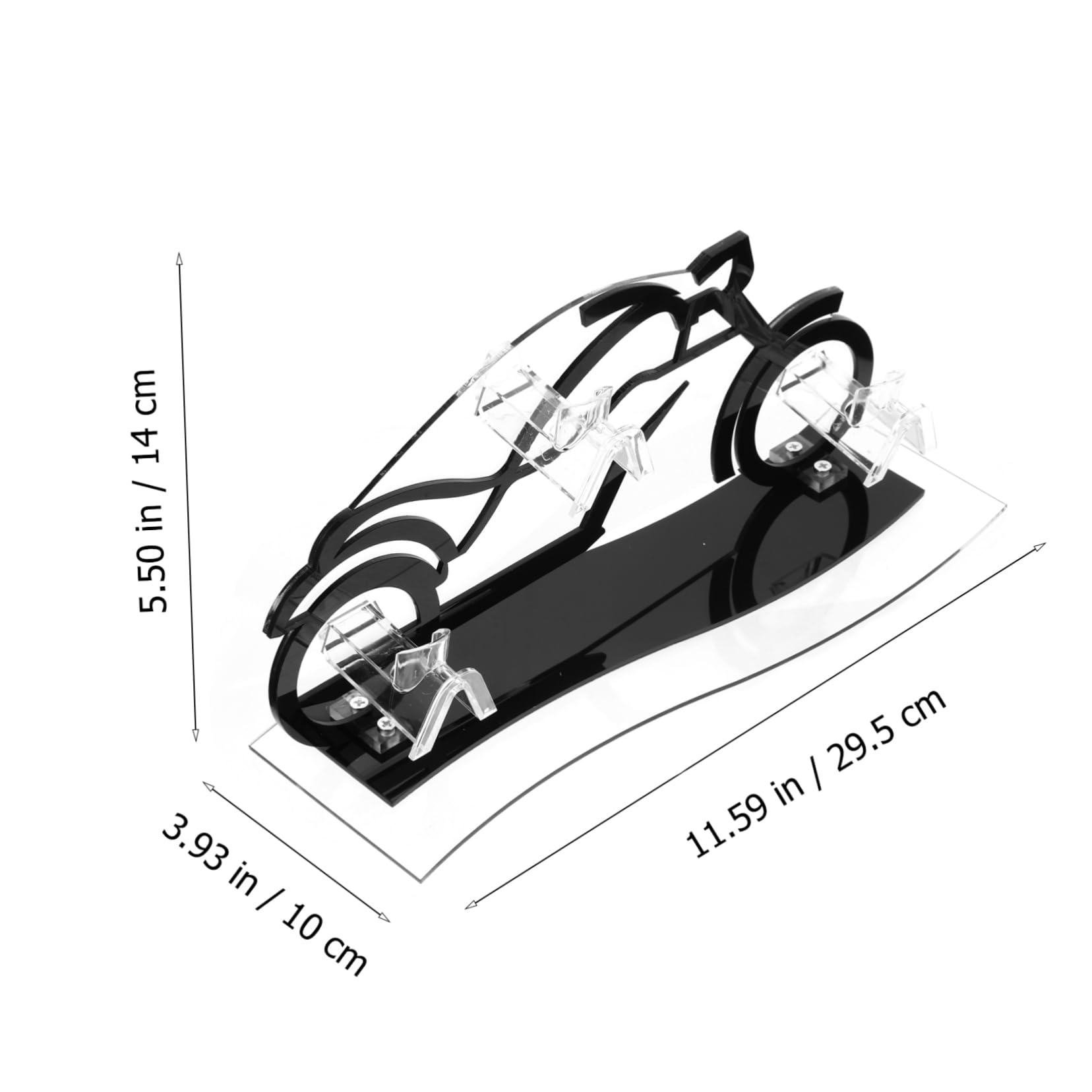 Espositore Acrilico Per Occhiali Da Sole Forma Di Supporto Elegante e Stabile Per Occhiali Organizer Da Tavolo Per Sunglasses e Eyewear Design Creativo e Funzionale