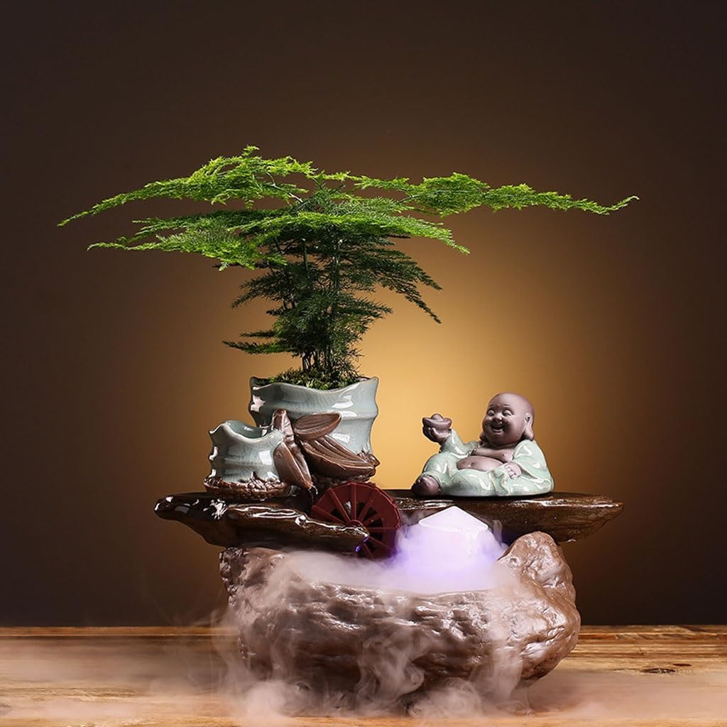 Tabletop Fountains Tabletop Fountains Chinese Creative Water Fountain Ornaments Study Desk Fountain Ornaments Living Room Circulating Water Desktop Fountain Indoor Tabletop Water Fountain