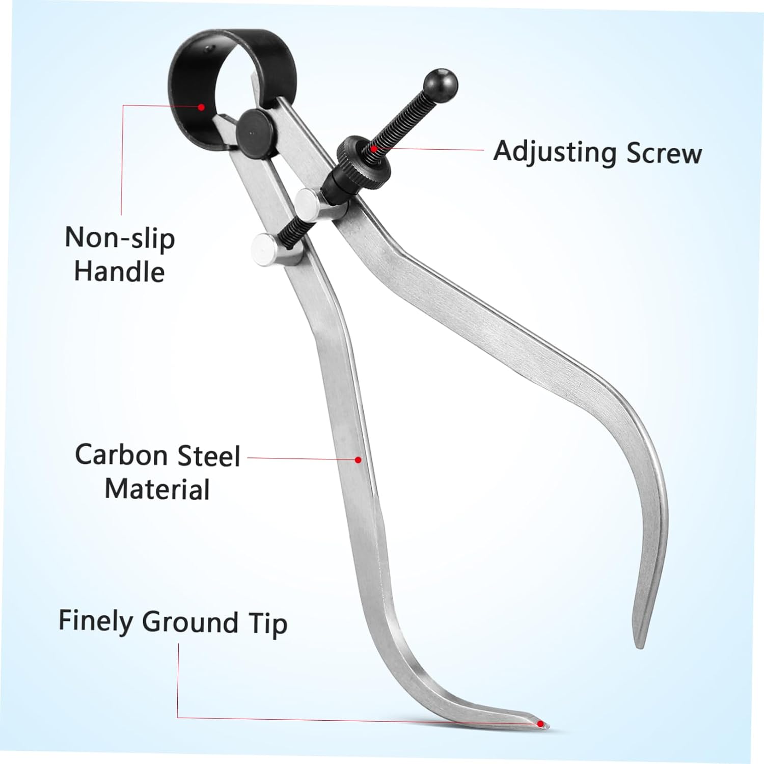 Caliper Divider Measuring Tool for Wood Turning Projects Outside Calipers Accurate Measuring Gauge Portable and Woodworking Tool