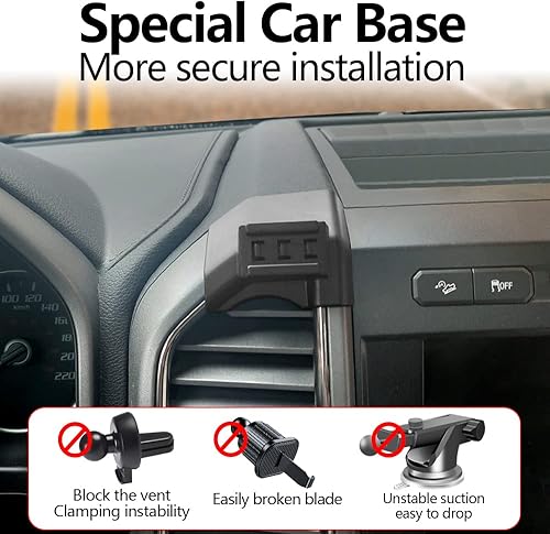 Miniatura 2 de Soporte para teléfono de coche para Ford F-150 F150 F150 2018 2018 2019 2020 Accesorios de automóvil Decoración interior Soporte para teléfono