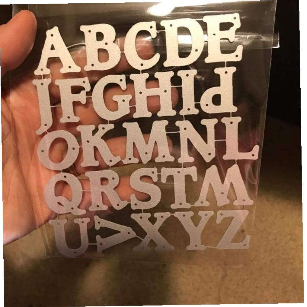 Casecover Silver Metal Cutting Die Uppercase Alphabet Letter Scrapbooking Stencil Craft Paper Card Decorative Template Capital Punch Stencils Die