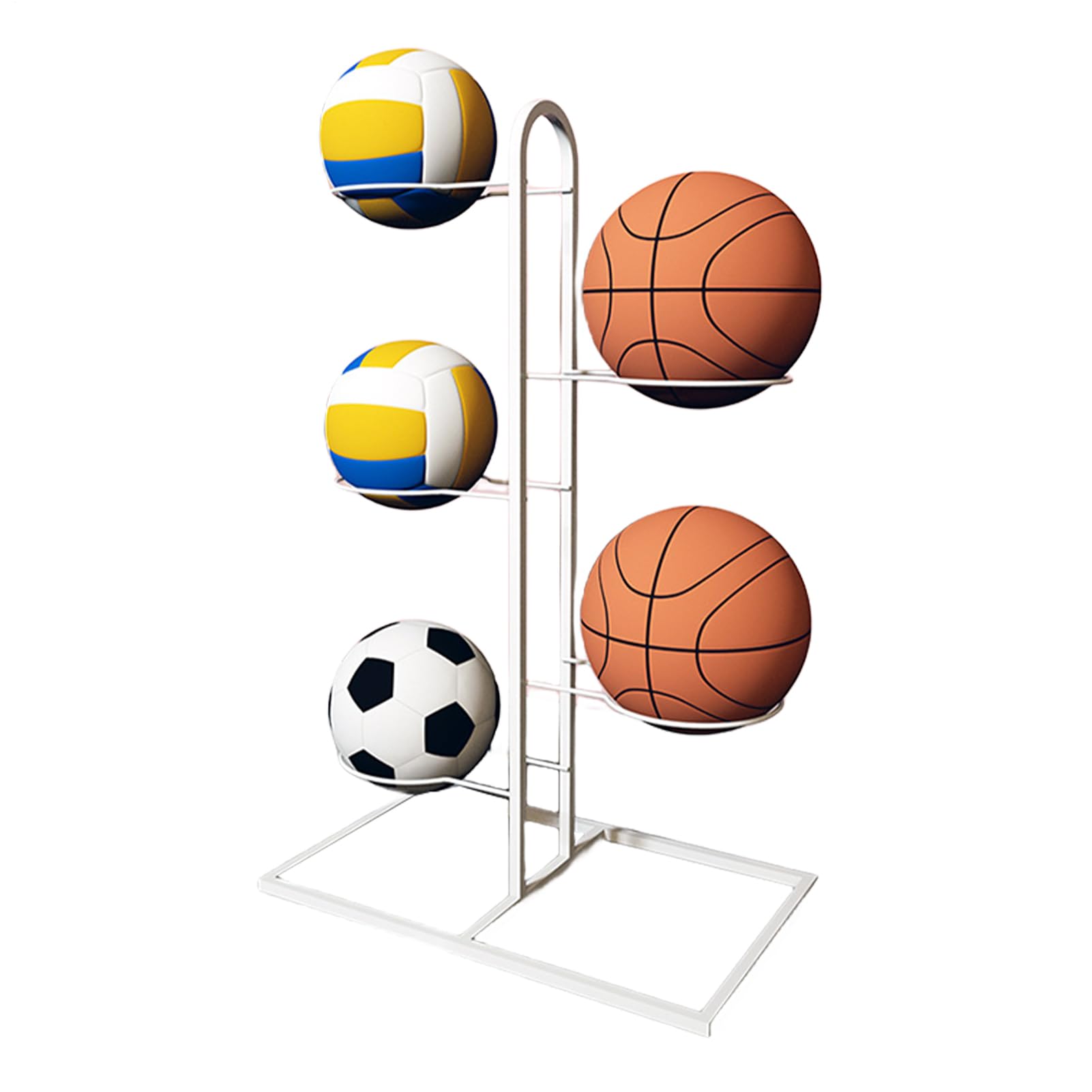 Rastrelliera Per Palloni, Supporto Per Palloni Da Basket, Supporto Per Palloni Da Calcio, Supporto Per Basket, Rastrelliera Per Palloni Con Supporto Per Palloni, Rastrelliera Verticale Per Palloni