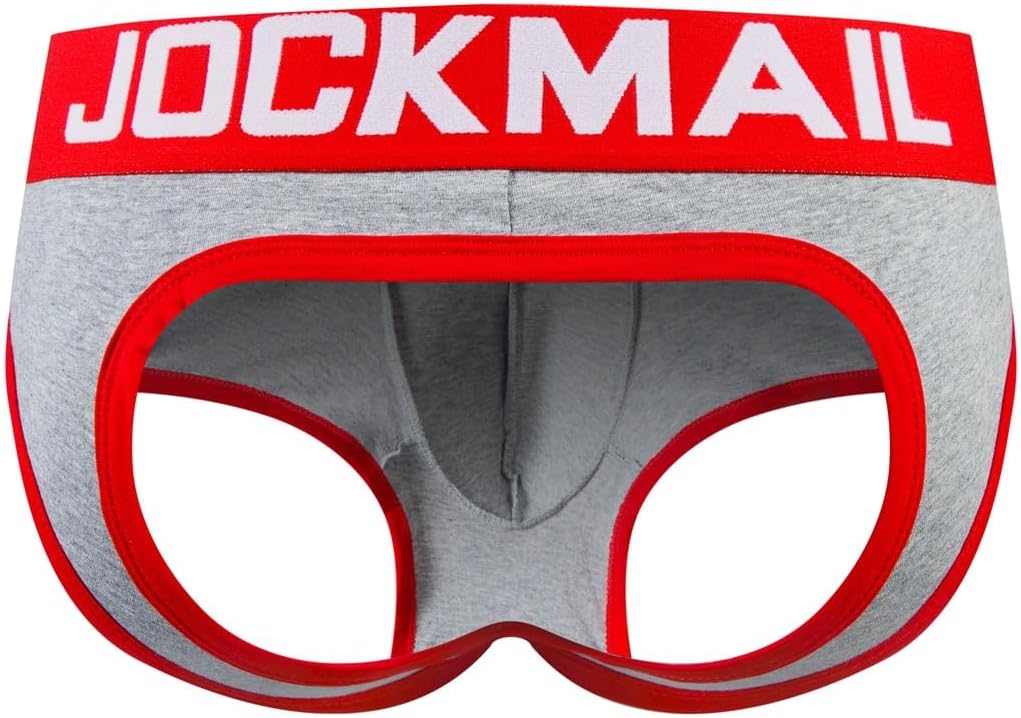 Mens Jockstrap Cotton Briefs Breathable Athletic Underwear for Athletic Supporter