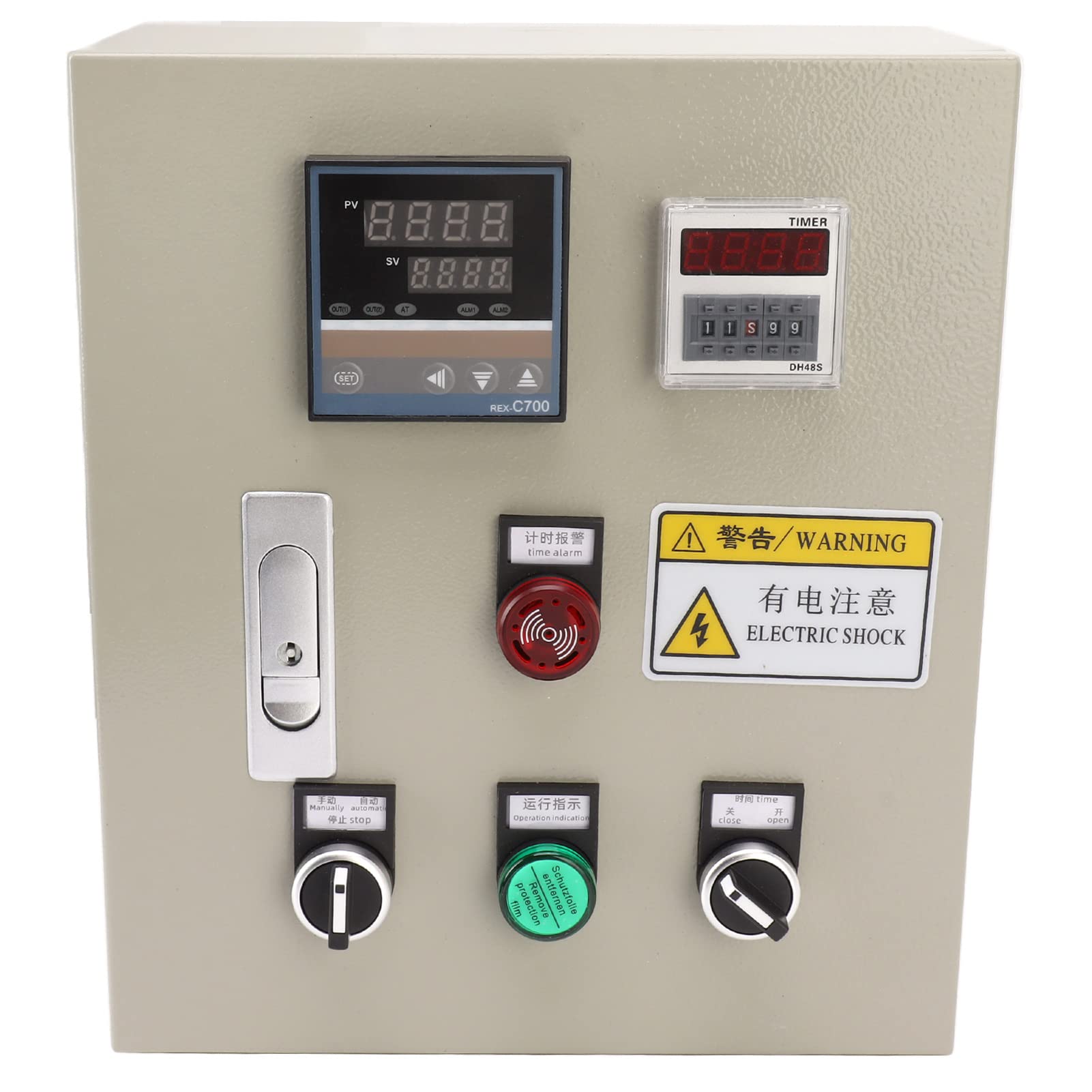 Generic Kontroler Temperatury, Kontroler Temperatury Kontrolera PID z termoparą 0–400 ℃ Cyfrowa Kontrola PID 380V AC 15kW Pudełko Temperaturowe