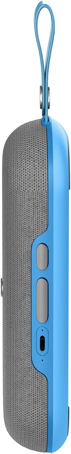 PPG Golf Speaker with GPS Powered by Golf Logix – 40K+ Courses,Stereo Sound, Magnet Mount, IPX7 Waterproof, USB-C Rechargeable, Long Lasting Battery, Light Blue