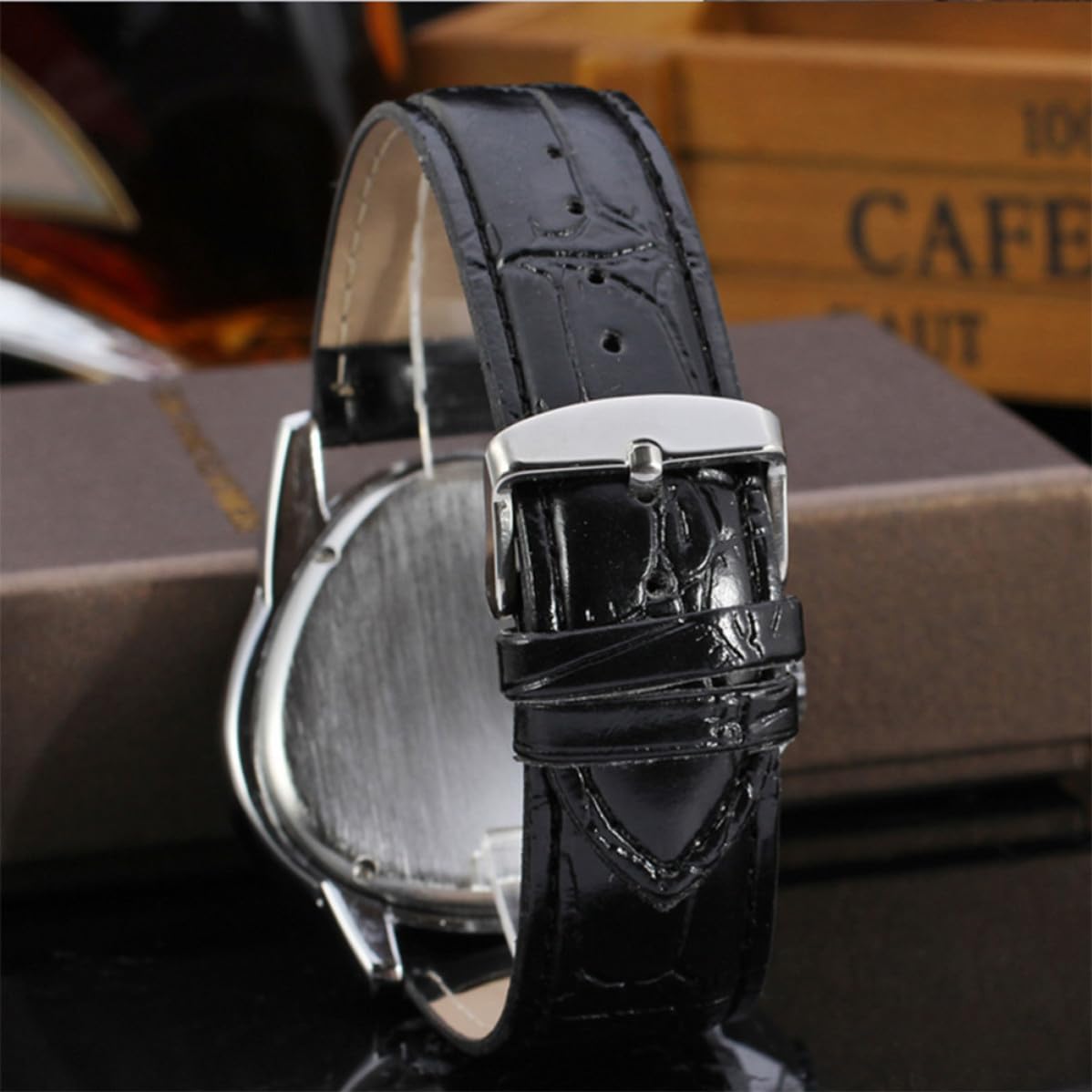 Cabilock Reloj Acero Inoxidable Mecánico Automático Negro, para Hombre
