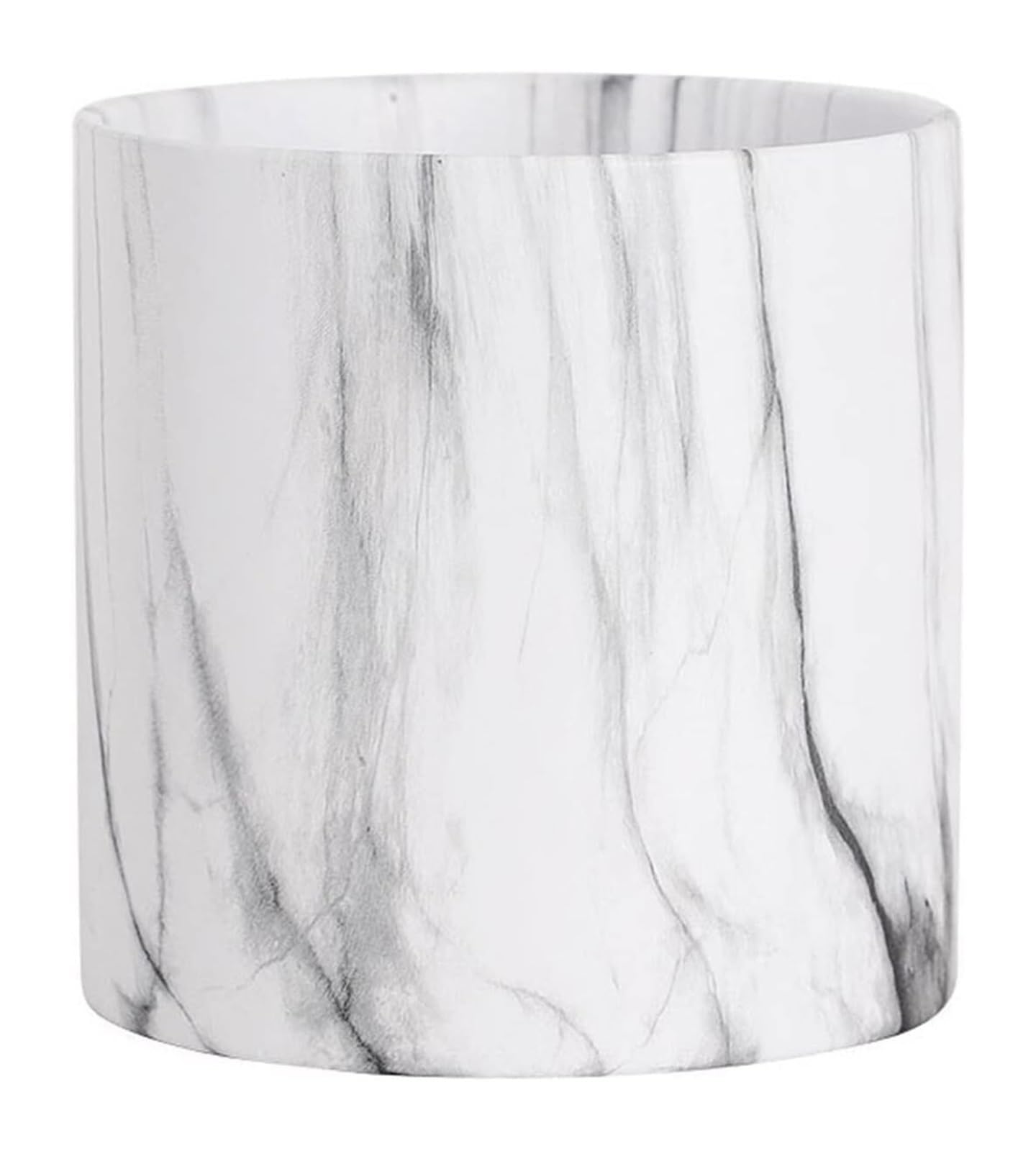Doniczki na rośliny ceramiczna doniczka z tacą imitacja marmuru doniczka na storczyki i zielone rośliny prezenty dla miłośników roślin (L)