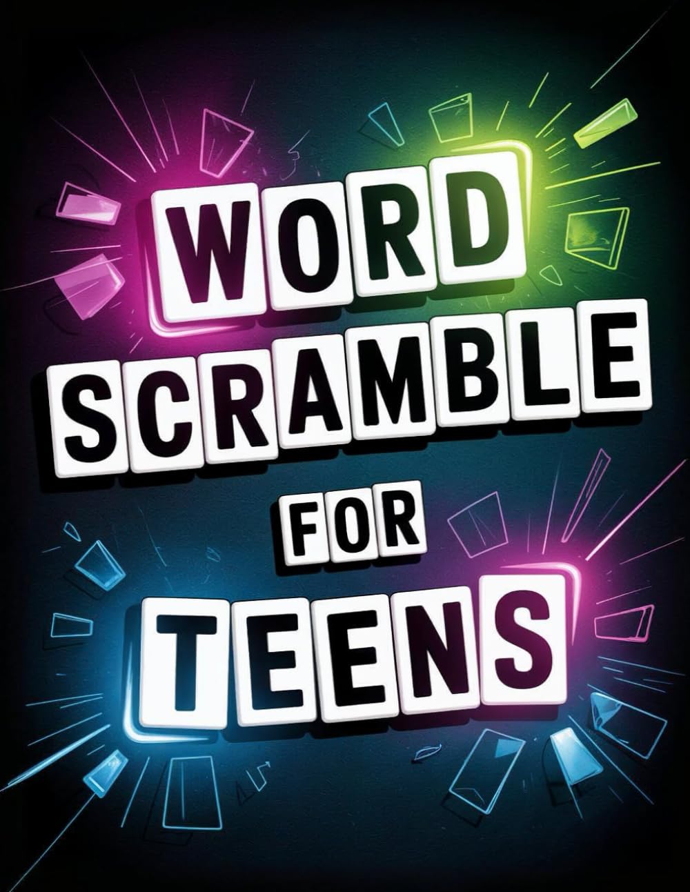Word Scramble Book for Teens