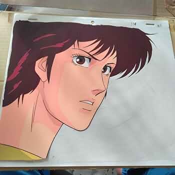 セル画・シティーハンター「怒りの１０００tハンマー・かおり」 セル画・シティーハンター「怒りの1000tハンマー・かおり