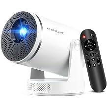 Mini Projector with Wifi 6 and Bluetooth 5.4, Smart Portable Projector 4K Support, Android 14 & 400 ANSI, Auto Focus & Keystone, 1080P Small Proyector Magcubic HY320Pro for Bedroom, Movie, Outdoor